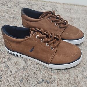 Nautica‎ Berrian 4 Boys  Size 2 Youth - Laceup Shoes, Brown